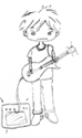 kimo with guitar